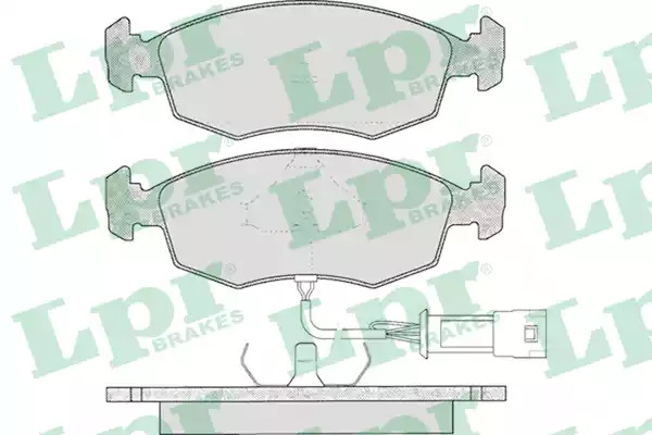 Комплект тормозных колодок LPR 05P269 (20907, 5SP269)