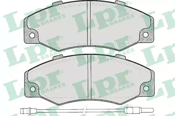 Комплект тормозных колодок LPR 05P276 (21016, 21086, 21087, 5SP276)