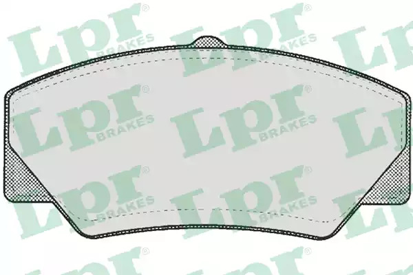 Комплект тормозных колодок LPR 05P277 (21141, 5SP277)