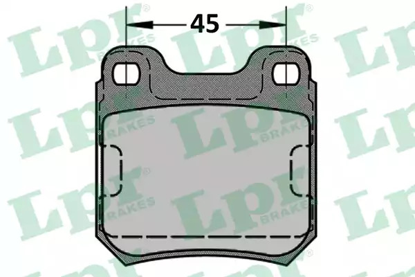 Комплект тормозных колодок LPR 05P334 (21050, 5SP334)