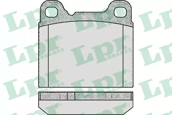 Комплект тормозных колодок LPR 05P362 (20755, 5SP362)