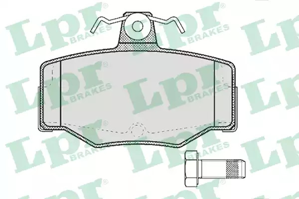 Комплект тормозных колодок LPR 05P387 (21545, 5SP387)