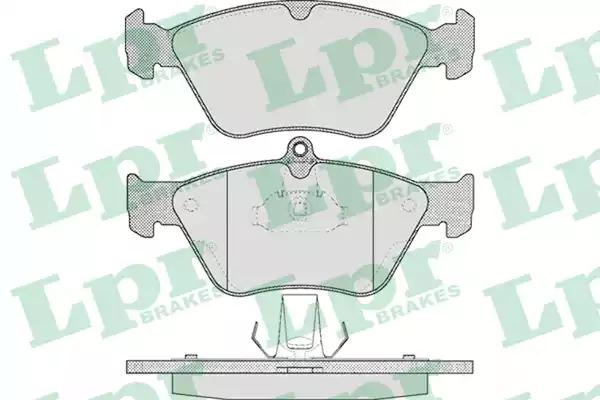 Комплект тормозных колодок LPR 05P465 (21411, 5SP465)