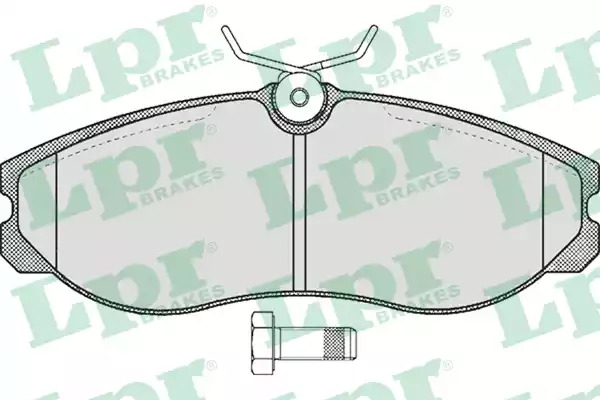 Комплект тормозных колодок LPR 05P470 (21481, 21410, 5SP470)