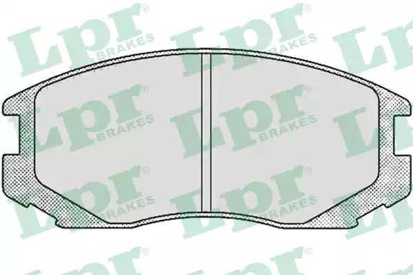 Комплект тормозных колодок LPR 05P502 (21650, 5SP502)