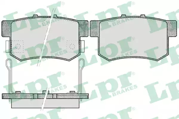 Комплект тормозных колодок LPR 05P508 (21719, 21720, 21721, 5SP508)