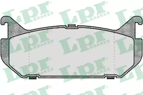 Комплект тормозных колодок LPR 05P512 (21766, 5SP512)