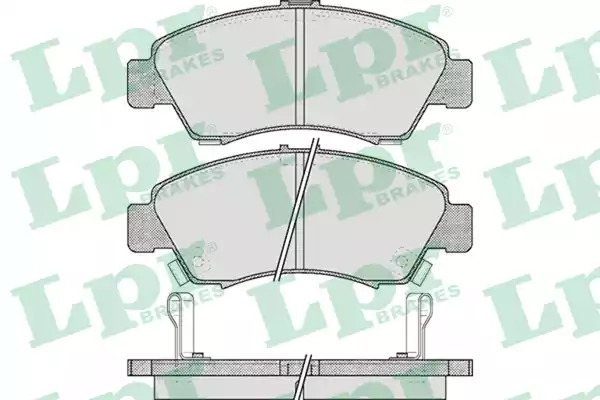 Комплект тормозных колодок LPR 05P558 (21697, 21698, 21699, 5SP558)