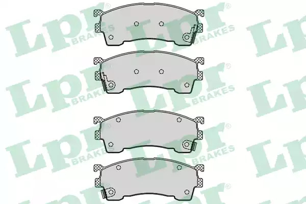 Комплект тормозных колодок LPR 05P559 (21755, 21756, 21754, 5SP559)