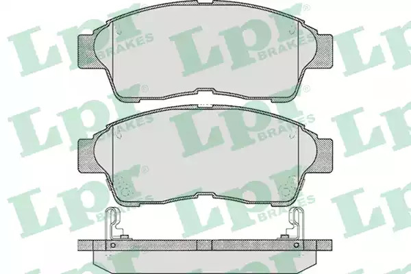 Комплект тормозных колодок LPR 05P561 (21601, 21602, 21603, 5SP561)