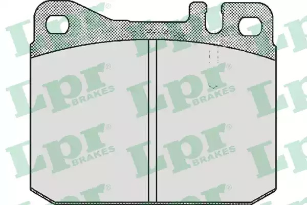 Комплект тормозных колодок LPR 05P572 (20392, 29581, 5SP572)