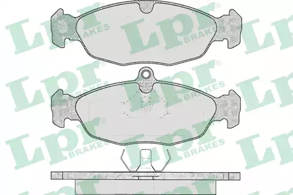 Комплект тормозных колодок LPR 05P599 (20547, 21353, 5SP599)