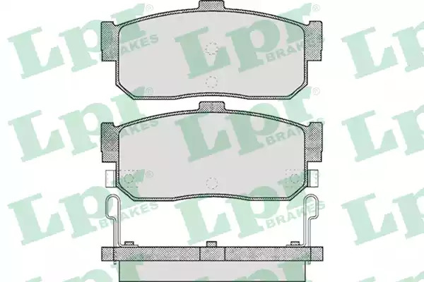 Комплект тормозных колодок LPR 05P602 (21715, 21713, 21714, 5SP602)