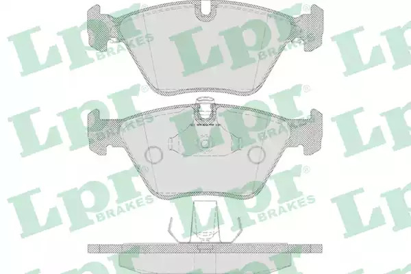 Комплект тормозных колодок LPR 05P649 (21676, 21677, 5SP649)