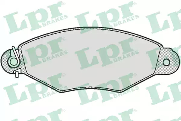 Комплект тормозных колодок LPR 05P661 (21980, 5SP661)