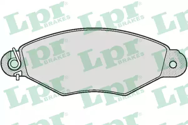 Комплект тормозных колодок LPR 05P662 (21980, 21979, 21978, 21981, 5SP662)