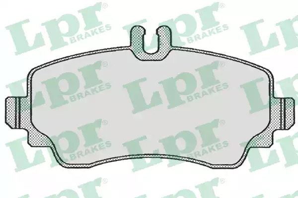 Комплект тормозных колодок LPR 05P671 (23070, 5SP671)