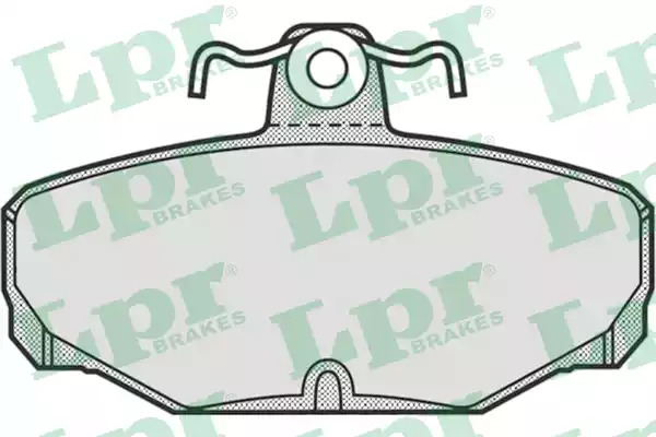 Комплект тормозных колодок LPR 05P677 (20981, 5SP677)