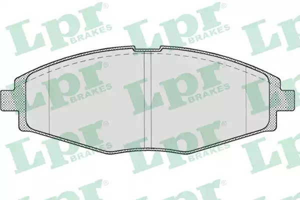 Комплект тормозных колодок LPR 05P693 (23241, 5SP693)