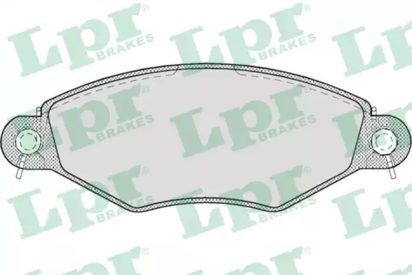 Комплект тормозных колодок LPR 05P708 (23205, 5SP708)