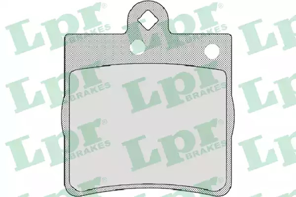 Комплект тормозных колодок LPR 05P726 (21919, 5SP726)