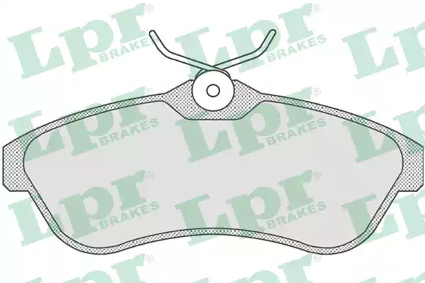 Комплект тормозных колодок LPR 05P806 (23409, 5SP806)