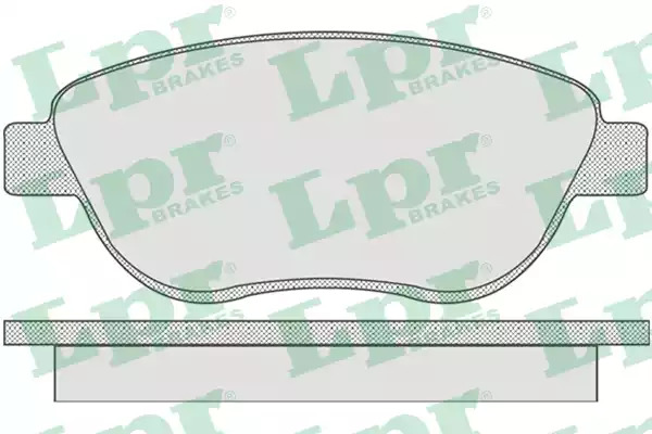 Комплект тормозных колодок LPR 05P807 (23981, 23600, 5SP807)