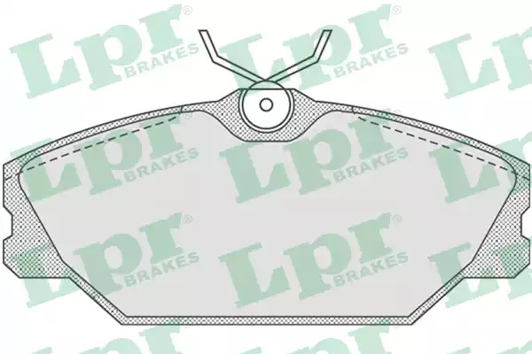 Комплект тормозных колодок LPR 05P816 (23172, 5SP816)