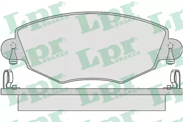 Комплект тормозных колодок LPR 05P865 (23279, 23278, 5SP865)