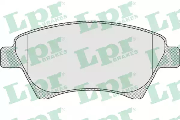 Комплект тормозных колодок LPR 05P911 (23930, 5SP911)