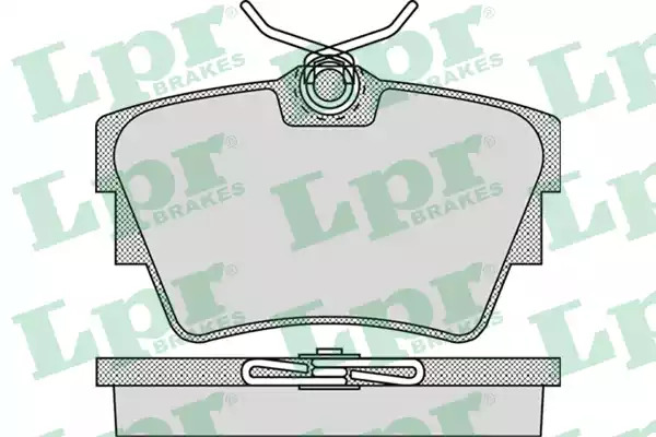 Комплект тормозных колодок LPR 05P946 (23980, 5SP946)