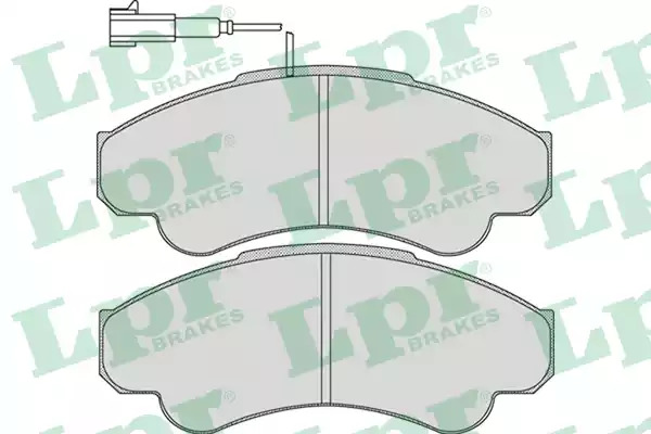 Комплект тормозных колодок LPR 05P967 (23919, 5SP967)