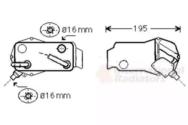 Теплообменник VAN WEZEL 06003351