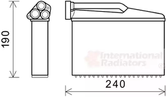 Теплообменник VAN WEZEL 06006541