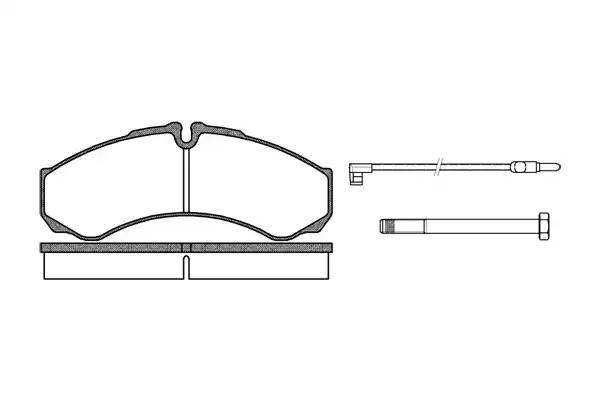 Комплект тормозных колодок WOKING P7513.02 (PSA751302)