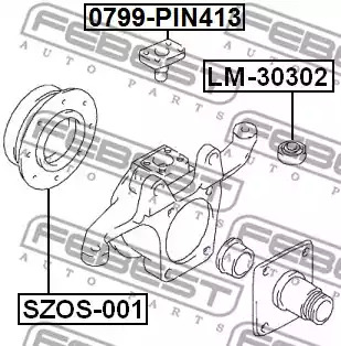 Ремкомплект FEBEST 0799-PIN413