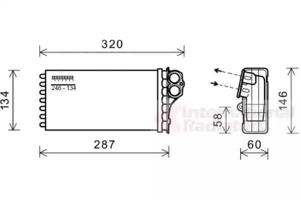 Теплообменник VAN WEZEL 09006279