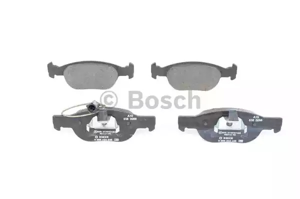 Комплект тормозных колодок BOSCH 0 986 424 246 (BP119, E1 90R-011075/1393, 21930)