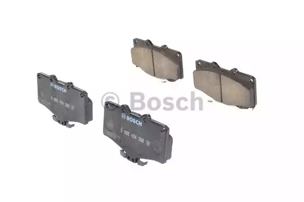 Комплект тормозных колодок BOSCH 0 986 424 268 (BP130, 21 680, 7298D410;7298D436;7549D436;7671D799, 90R-010037/002)