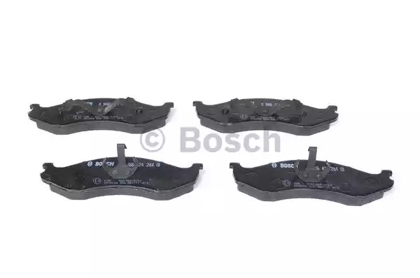 Комплект тормозных колодок BOSCH 0 986 424 284 (BP139, E1 90R-011096/704, 21822, 7358AD47;7358-D47;7507-D47;7358D477)