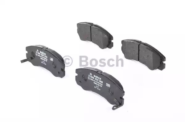 Комплект тормозных колодок BOSCH 0 986 424 366 (BP177, E1 90R - 011076/852, 21 847, 7459D579; 7585D579)