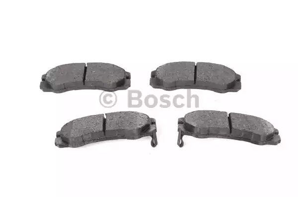 Комплект тормозных колодок BOSCH 0 986 424 366 (BP177, E1 90R - 011076/852, 21 847, 7459D579; 7585D579)