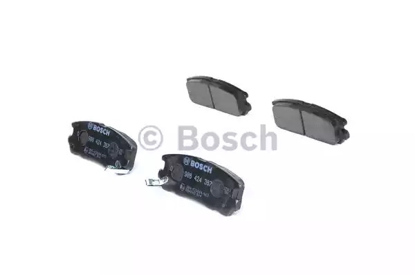 Комплект тормозных колодок BOSCH 0 986 424 367 (BP178, 21 876, 7460D580; 7586D580, 90R-010064/003)