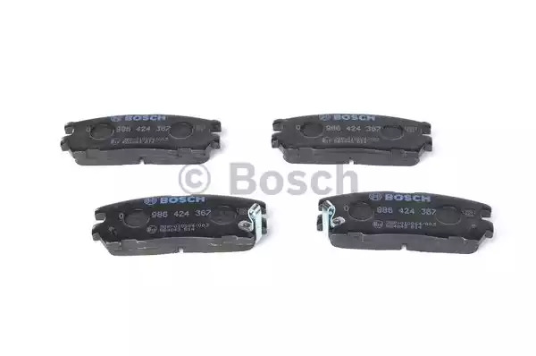 Комплект тормозных колодок BOSCH 0 986 424 367 (BP178, 21 876, 7460D580; 7586D580, 90R-010064/003)