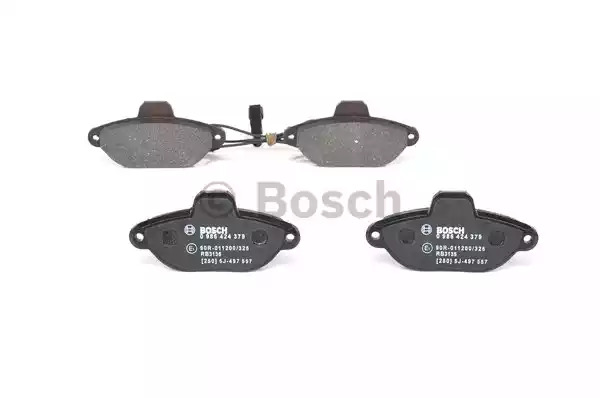 Комплект тормозных колодок BOSCH 0 986 424 379 (BP190, E1 90R-011200/325, 21 436, 8831D1619)