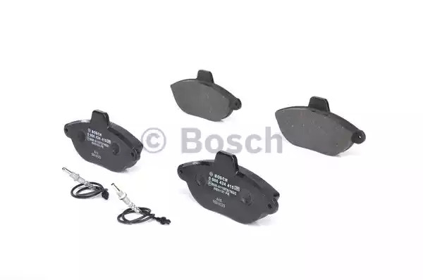 Комплект тормозных колодок BOSCH 0 986 424 415 (BP205, E1 90R-011075/1632, 23042)