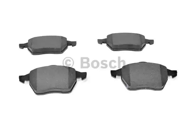 Комплект тормозных колодок BOSCH 0 986 424 460 (BP229, E9 90R - 02A1080/0054, 21911, 7434D555; 7434D687; 7710D687)