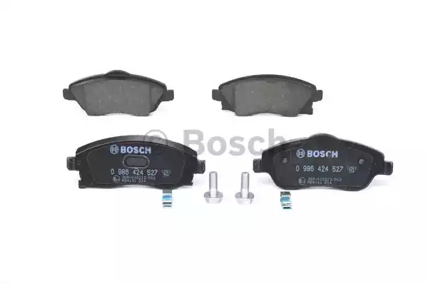 Комплект тормозных колодок BOSCH 0 986 424 527 (BP281, E13 90R-010213/002, 23225, 8290D117)