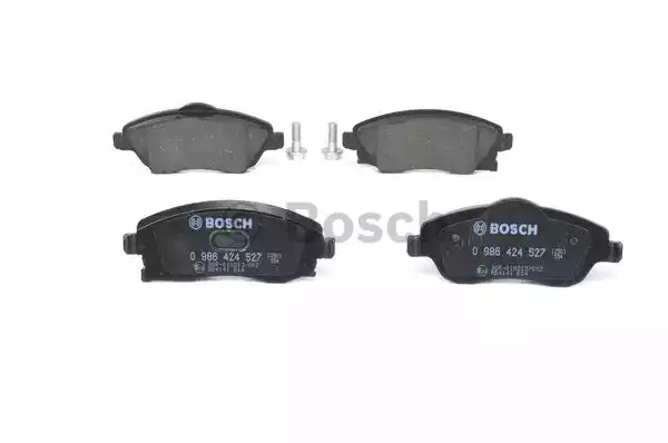 Комплект тормозных колодок BOSCH 0 986 424 527 (BP281, E13 90R-010213/002, 23225, 8290D117)