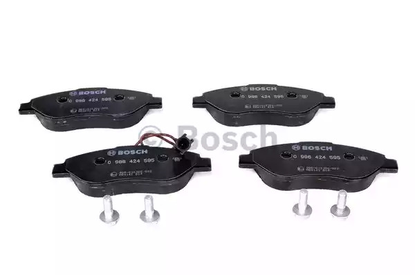 Комплект тормозных колодок BOSCH 0 986 424 595 (BP337, E9 90R - 02A1080/0460, 23 711, 8745D1536)